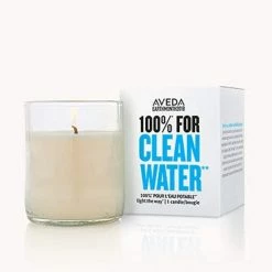 Aveda Light The Way Candle 3.4 Oz 100% For Clean Water Fragrance