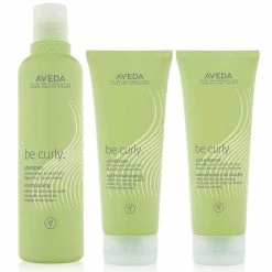 Hair Aveda Be Curly Shampoo 8.5 Oz, Conditioner 6.7 Oz & Curl Enhancer 6.7 Oz
