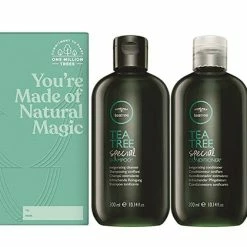 Paul Mitchell Tea Tree Special Shampoo 10oz, Conditioner 10oz, Bar Soap 5oz And Hair Shaping Cream.