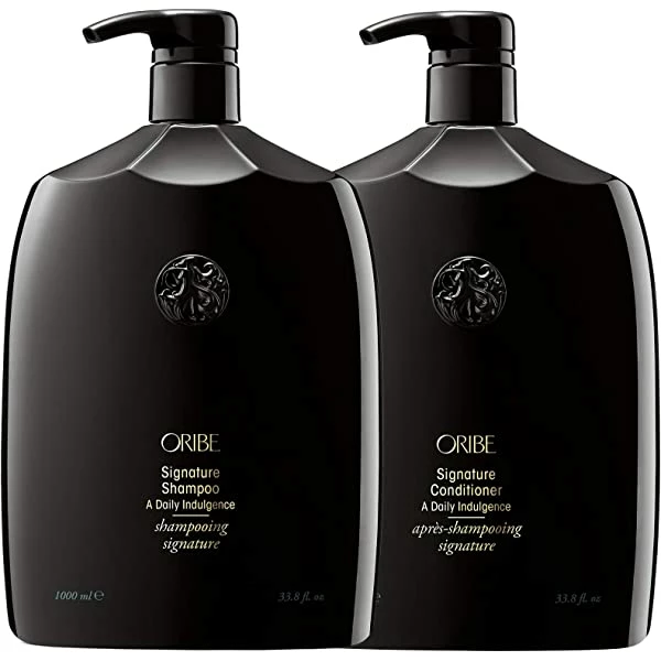 Best Pirce ๐ Oribe Signature Shampoo And Conditioner 33.8 Oz Set With A Generic Pumps Hair โญ 1 Oribe Signature Shampoo And Conditioner 33.8 Oz Set With A Generic Pumps Hair