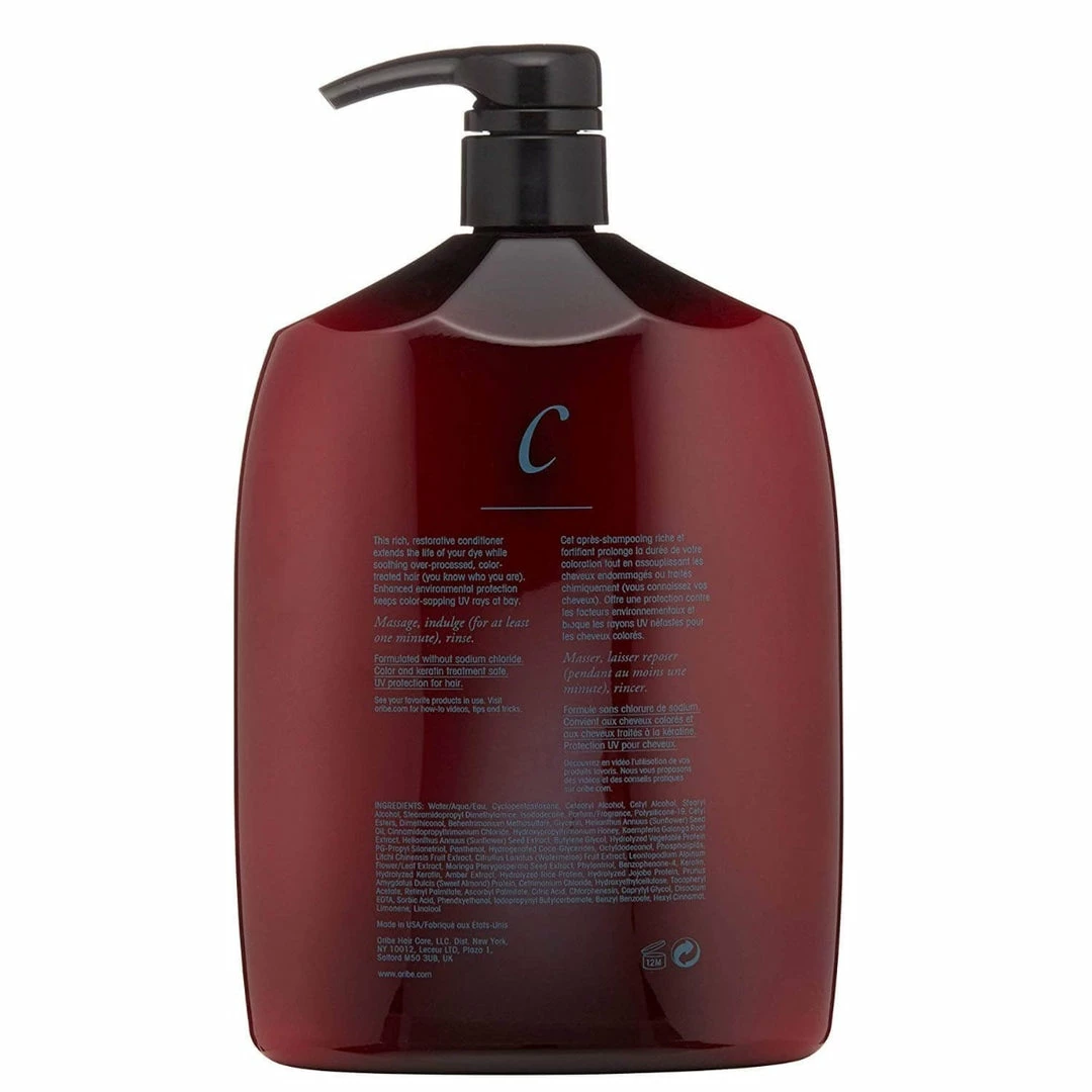 New π Hair Oribe Conditioner For Beautiful Color 33.8 Oz SALON PRODUCT With A Generic Pump β€οΈ 2 Hair Oribe Conditioner For Beautiful Color 33.8 Oz SALON PRODUCT With A Generic Pump