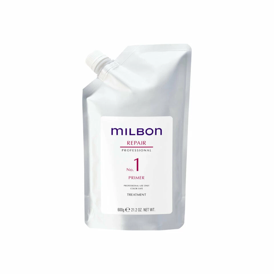 New 💯 Milbon Repair Restorative #1 Primer 21.2 Oz Hair 🥰 1 Milbon Repair Restorative #1 Primer 21.2 Oz Hair