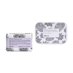 Davines VOLU Shampoo Bar Hydrating Shampoo For Dry And Dehydrated Hair 3.53oz And Case Body