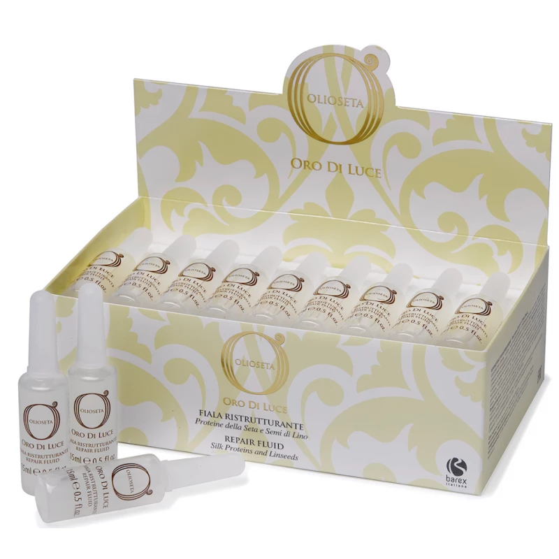 Hot Sale 😀 Oliosetta Hair OLIOSETA Oro Di Luce Repair Fluid - 12 Ampoules 15ml 🥰 1 Oliosetta Hair OLIOSETA Oro Di Luce Repair Fluid - 12 Ampoules 15ml