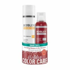 Bosley Professional Color Care Defense Shampoo And Dry Shampoo Duo Hair