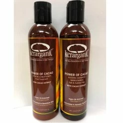 Kerarganic Keratin Power Of Cacao Keratin Shampoo & Conditioner 236 Ml/8 Oz SET