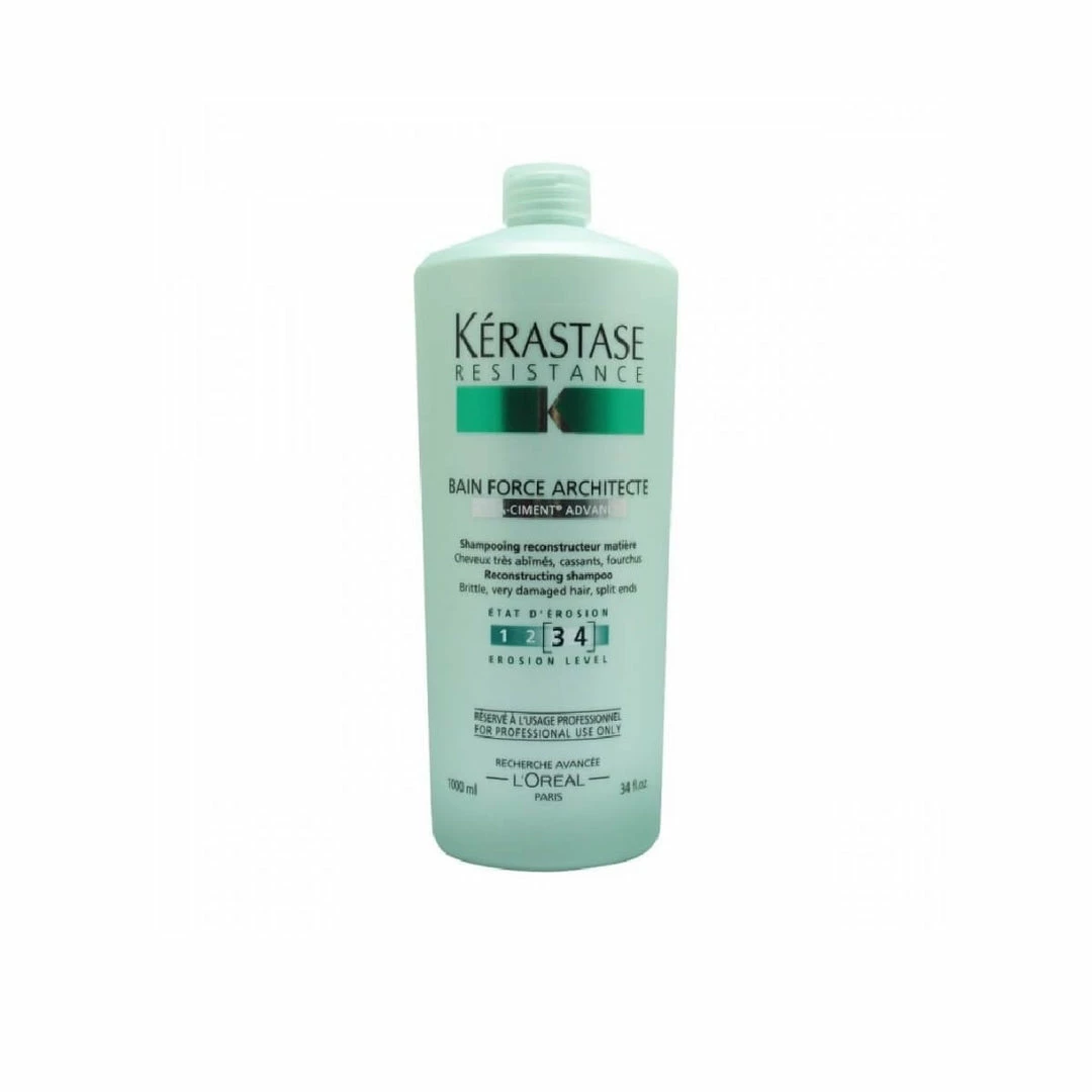 Hot Sale 💯 Hair Kerastase Resistance Bain Force Architecte 1000 Ml/34 Oz 🔔 1 Hair Kerastase Resistance Bain Force Architecte 1000 Ml/34 Oz