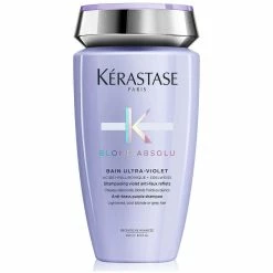 Kerastase Blond Absolu Bain Ultra-Violet Shampoo 8.5 Oz For Cool Blonde Or Gray Hair