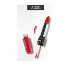 Makeup L.A. Colors Lip Gloss Lipstick Duo CBLG150 *ETERNAL FLAME* In BOX