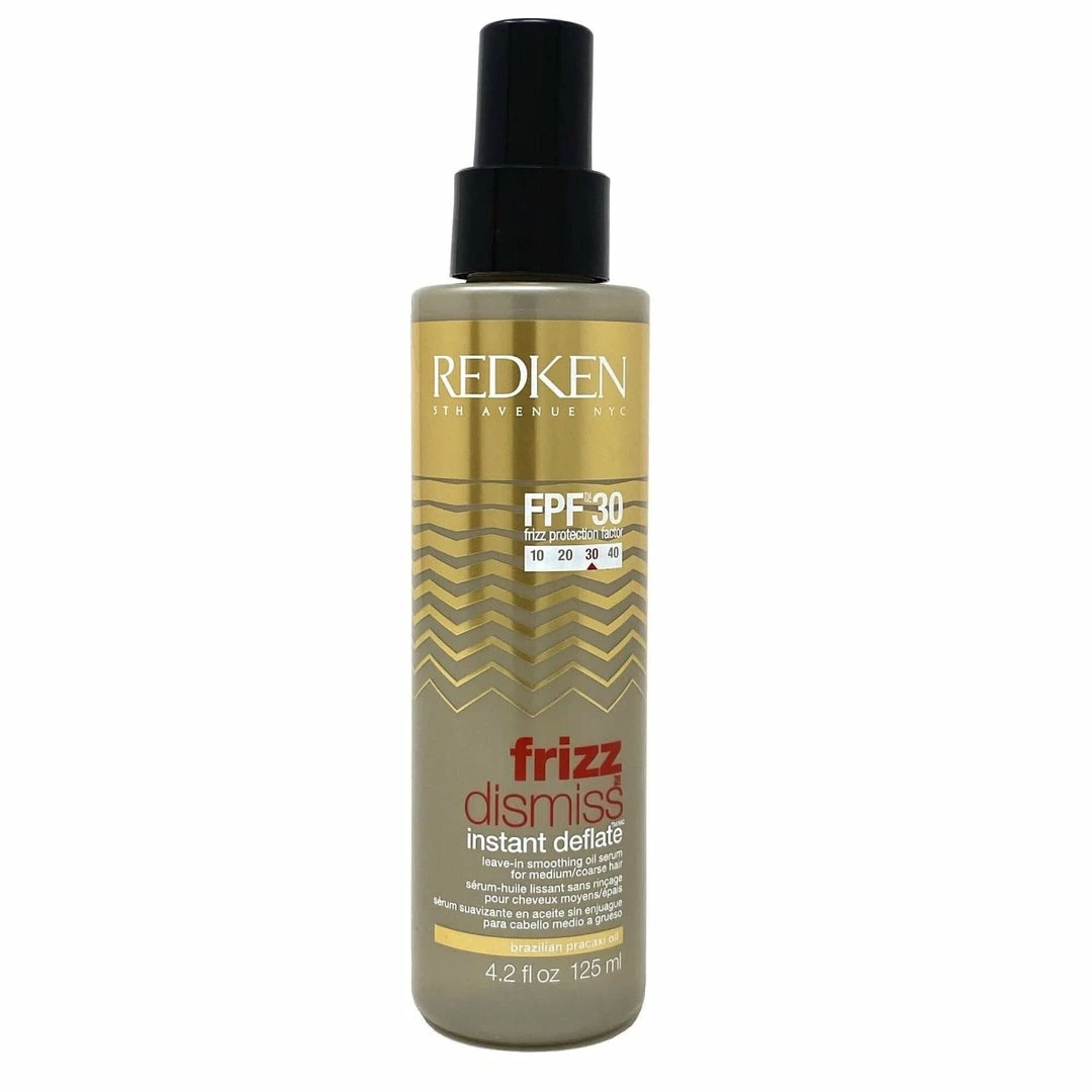 Deals ✔️ Redken Frizz Dismiss Fpf 30 Instant Deflate Leave-In-Smoothing Oil Serum 4.2 Oz Hair 😀 1 Redken Frizz Dismiss Fpf 30 Instant Deflate Leave-In-Smoothing Oil Serum 4.2 Oz Hair