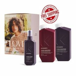 Kevin Murphy Young Again Wash, Rinse 8.5 Oz & Oil 3.4 Oz Love Is In The Hair SET