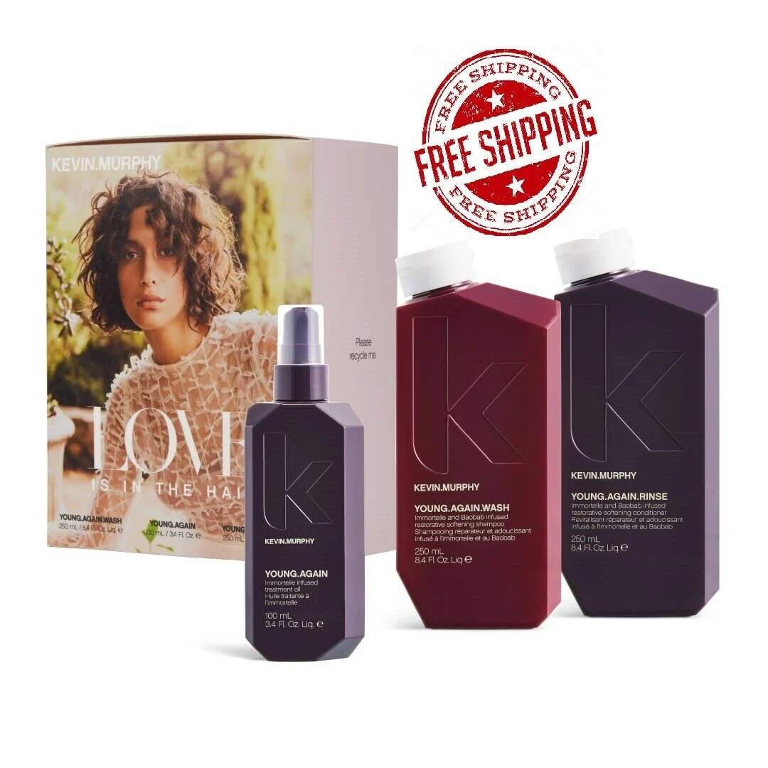 Best deal ๐ฅฐ Kevin Murphy Young Again Wash, Rinse 8.5 Oz & Oil 3.4 Oz Love Is In The Hair SET โ๏ธ 1 Kevin Murphy Young Again Wash, Rinse 8.5 Oz & Oil 3.4 Oz Love Is In The Hair SET