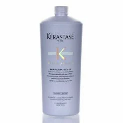 Kerastase Blond Absolu Bain Ultra-Violet Shampoo 34.0 Oz For Cool Blonde Or Gray Hair