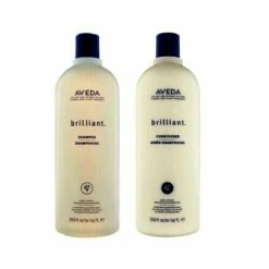Aveda Brilliant Shampoo 33.8 Oz & Conditioner 33.8 Oz Duo Set