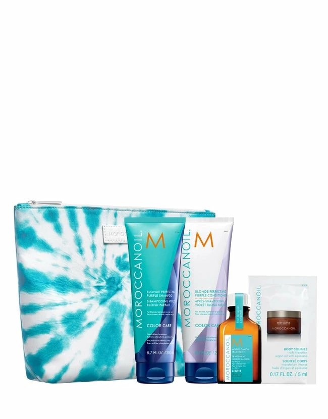 Promo 😍 Moroccanoil Blonde Love Set Hair 👏 1 Moroccanoil Blonde Love Set Hair